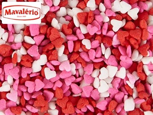 Mavalerio Valentine Heart Shaped Sprinkles 1oz 